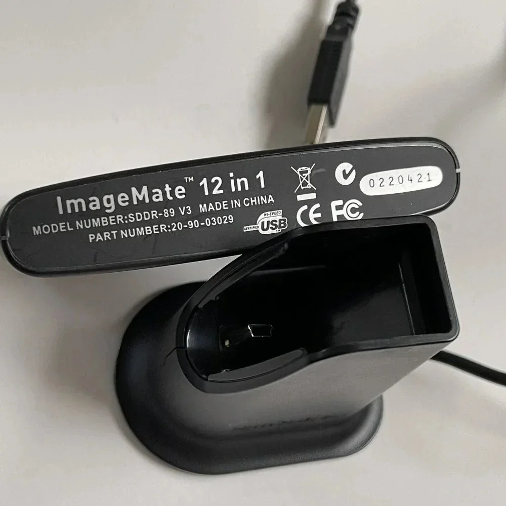 SanDisk ImageMate 12-in-1 SDDR-89 V3 USB Card Reader with Stand Hi Speed USB
